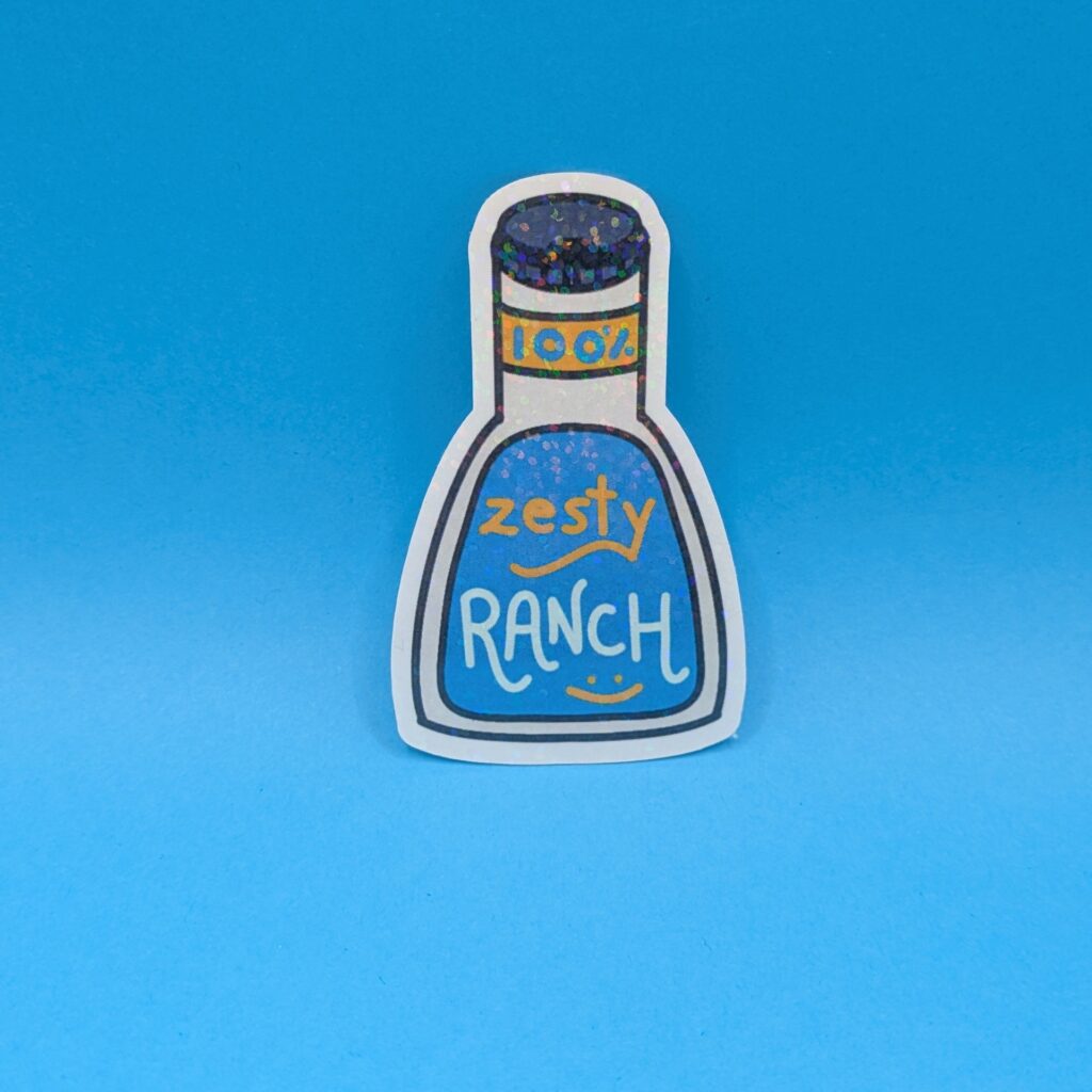 Zesty Ranch Sticker